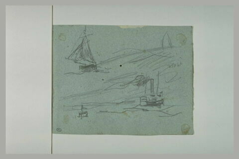 Petit voilier ; vapeur, image 1/1