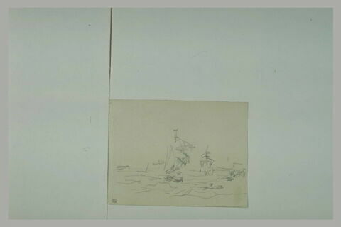 Voiliers sur une mer un peu agitée, image 1/1