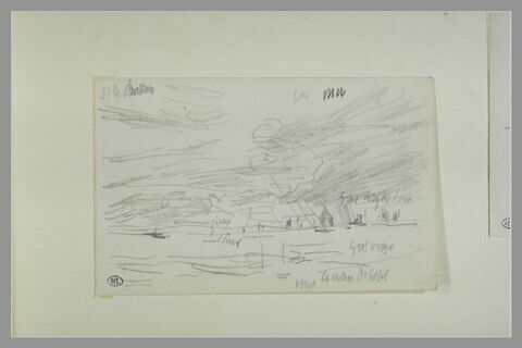 Mer sous un ciel nuageux, image 1/1