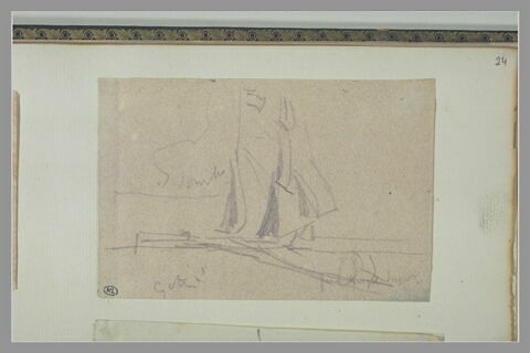 Voilier allant vers la droite, image 1/1