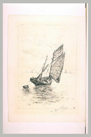 Bateau de pêche trainant un canot en remorque, image 1/1