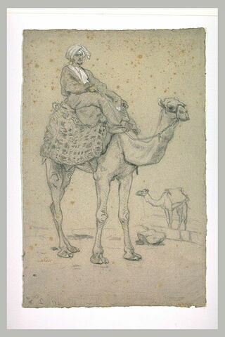 Oriental sur un chameau