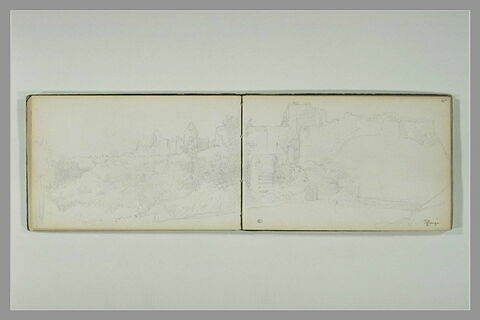 Paysage panoramique avec ruines, image 2/2