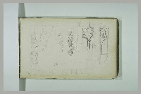 Etudes de différents motifs décoratifs, image 1/1