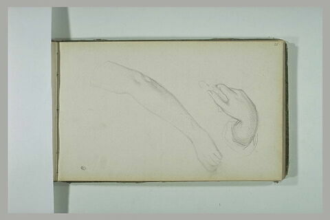 Deux études de main, image 1/1