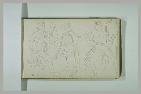 Trois figures d'après l'antique, image 1/1