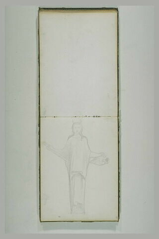 Figure drapée portant une cruche, image 2/2