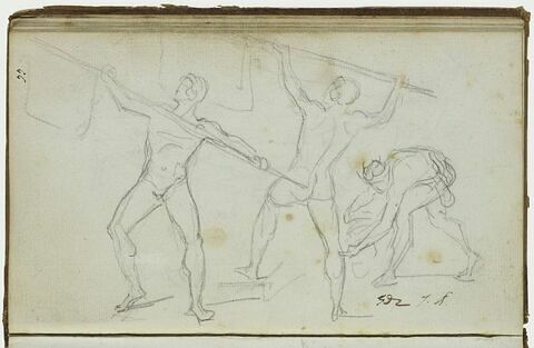 Etudes pour la 'Distribution des Aigles', image 1/1