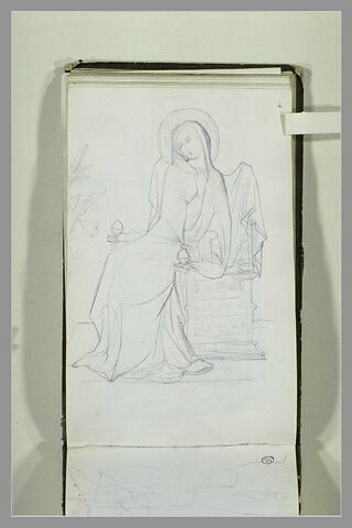 Vierge Marie assise, image 2/2