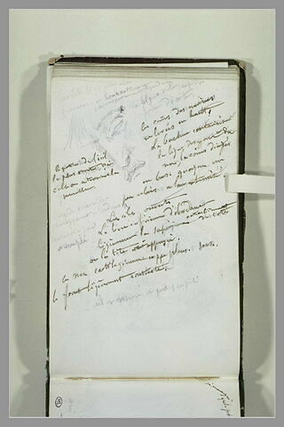 Notes manuscrites et croquis, image 2/2