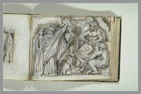 Groupe de personnages, d'après l'antique, image 2/2