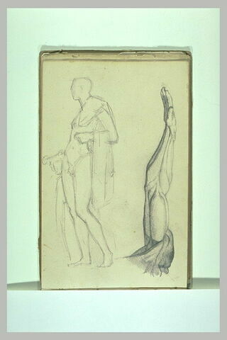 Homme nu ; bras écorché, image 2/2
