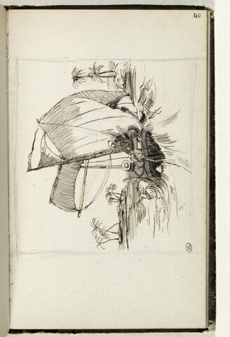 Deux hommes dans un bateau sur un fleuve agité, bordé de palmiers, image 1/1