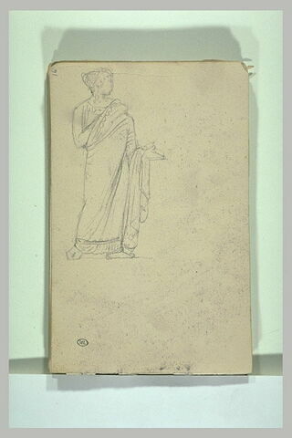 Femme marchant, d'après un bas-relief antique, image 2/2