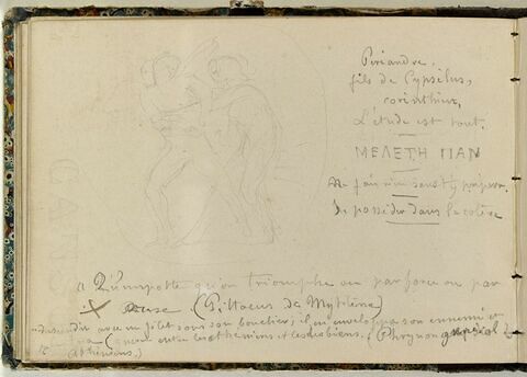 Deux figures ; notes manuscrites, image 1/2