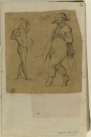 Deux figures, d'après l'antique, image 1/1