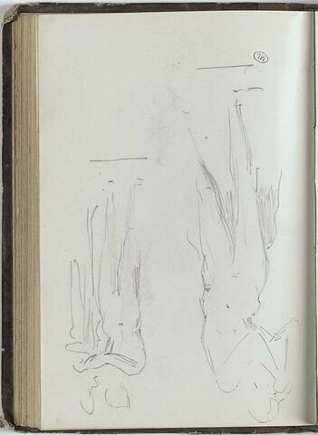 Etudes d'après des sculptures