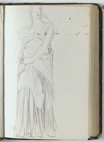 Figure féminine drapée à l'antique, image 1/1