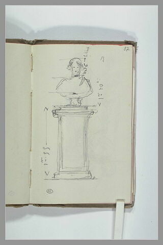 Buste sur un piédestal, image 2/2