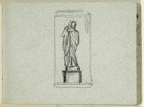 Croquis d'une sculpture antique, image 1/1