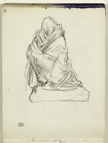 Figure entièrement drapée, image 1/1
