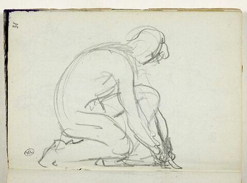 Figure accroupie, image 1/1