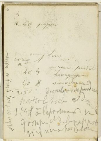 Notes manuscrites, image 1/1