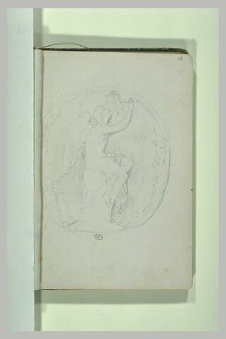 Figure ailée dans un médaillon, image 2/2