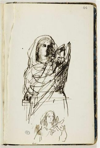 Deux bustes de femme, une colombe sur l'épaule, image 1/2