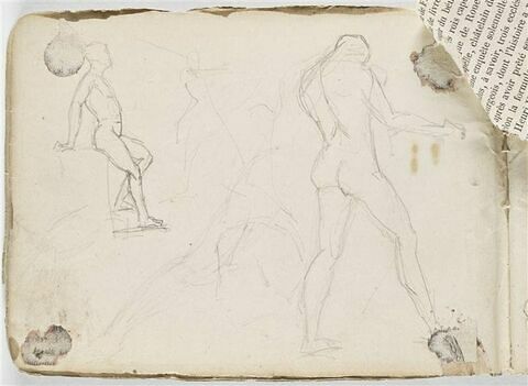 Etudes d'hommes nus, image 1/2