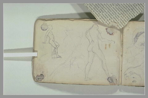 Etudes d'hommes nus, image 2/2
