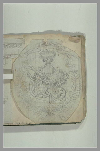 Motif décoratif avec divers instruments de musique, image 2/2