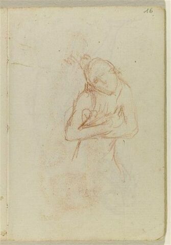 Etude d'une figure, à mi-corps, les bras croisés, image 1/1