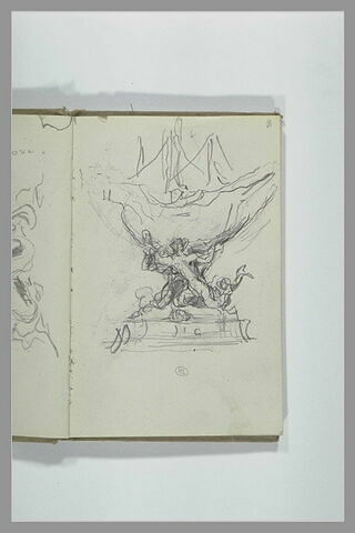 Projet de sculpture avec une sirène portant une nef, image 2/2