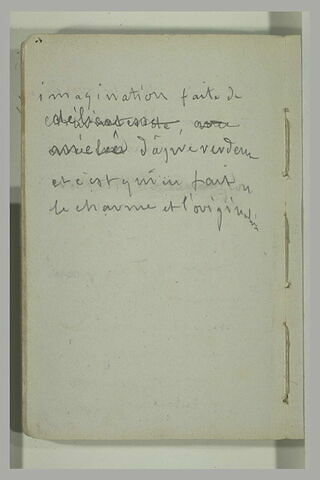 Annotations manuscrites : discours prononcé en l'honneur de Baudry, image 2/2