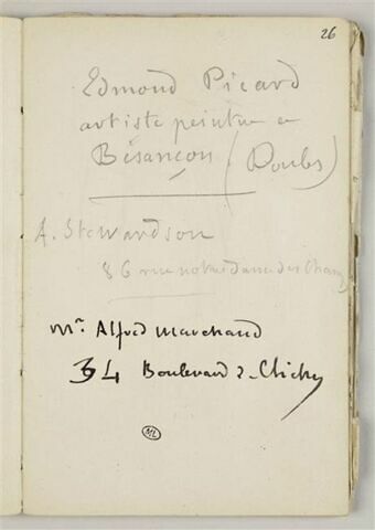 Annotations manuscrites, image 1/2