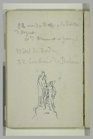 Groupe sculpté sur un socle, image 2/2