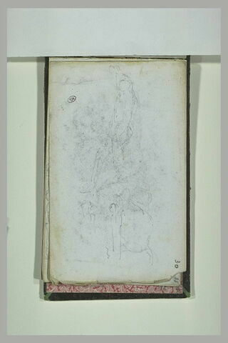Silhouette d'un homme, et d'un buste de femme, image 1/1