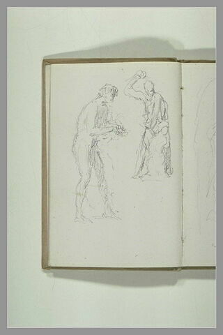 Deux études de figures, image 1/1