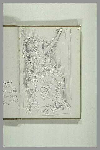 Femme drapée, assise, image 1/1