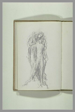 Figure derrière une figure debout, image 1/1