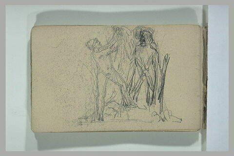 Scène, d'après l'antique, avec un personnage étendu, image 1/1
