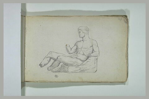 Statue d'un homme nu, sans pieds ni bras, image 1/1