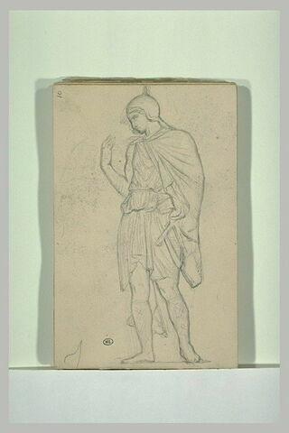 Figure debout, tourné vers la gauche, d'après l'antique, image 1/1