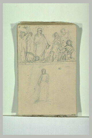 Scène religieuse ; figure debout, image 1/1