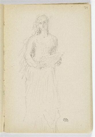 Femme debout, image 1/2