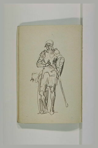 Guerrier, mains à l'épée, image 1/1