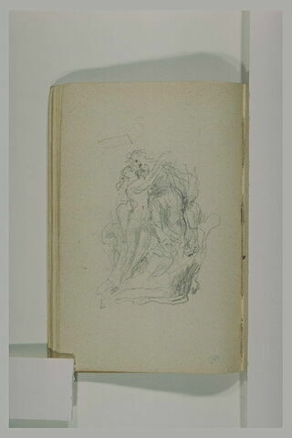 Croquis de deux figures enlacées, image 1/1