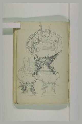 Etudes pour un buste sculpté, image 1/1