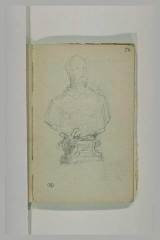 Buste sculpté, image 1/1